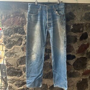 Vintage 90’s Levis 501 Jeans tag W35 L34 actual W34L31